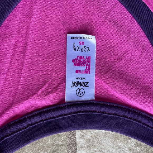 Zumba Fitness Pink Short Sleeve Tee - Picture 2 of 2